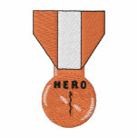 Hero Medal embroidered shirts