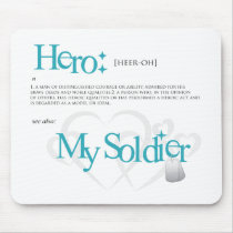 Hero: My Soldier Mouse Pad