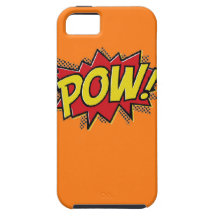 Hero Pow Burst iPhone Case-Sherbert Ornage iPhone 5 Cover
