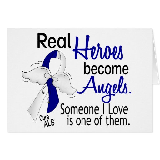 Heroes Become Angels ALS Card