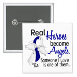 Heroes Become Angels ALS Pinback Buttons