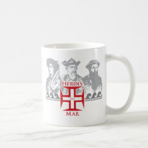 Herois do mar coffee mugs