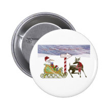 Heron Cat Sleigh Christmas Pins