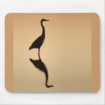 Heron Silouette mousepads