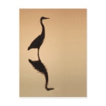 Heron Silouette postcards