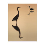Heron Silouette postcards