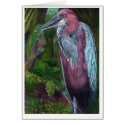 Heron Standing Alone 2 Card