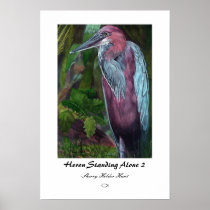 Heron Standing Alone 2 Print