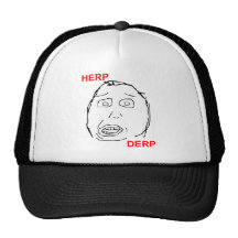 Herp Derp Herp Derping Mesh Hats