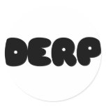 Herp Derp stickers