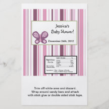 Hershey's Large Bar Wrapper Sugar Plum Flyers
