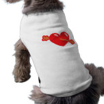 Herz Pfeil heart arrow Haustier T-shirt