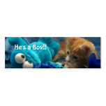 He's a Boy!! business cards