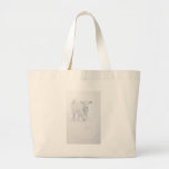 'He's here' - the calf Canvas Bags