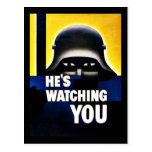 Hes Watching You Post Card
