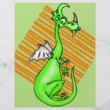 Hesitant Dragon Personalised Flyer