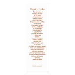 Hestia Prayer Card Business Card Templates