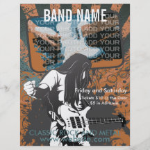 Hetal Metal Band Flyer