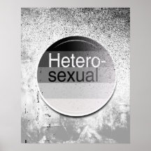 Heterosexual Label Posters