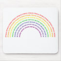 Hex Rainbow mousepads