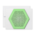 Hexagon Maze invitations