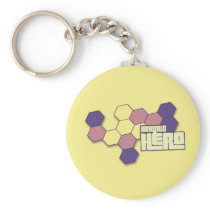 Hexgrid Hero Keychain