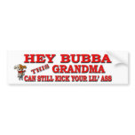 Hey Bubba bumper stickers