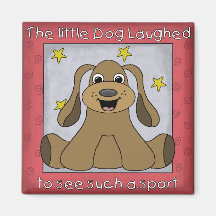 Hey Diddle Diddle, Nursery Rhyme Magnet