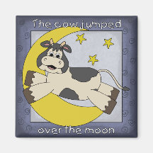 Hey Diddle Diddle, Nursery Rhyme Magnet
