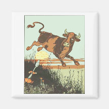 Hey Diddle Diddle Refrigerator Magnet