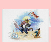 Hey, Diddle, Diddle Scene, Greeting Card cards