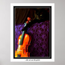 Hey diddle diddle the Cat and the Fiddle Poster