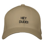 Hey Dude embroidered hats