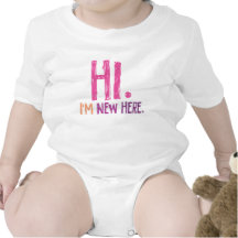 Hi. Im New Here (girl) T-shirts
