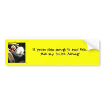 Hi Mr. Airbag Bumper Stickers