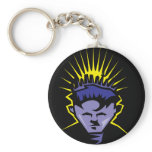 Hi-Tech Brain - Technology of the Future Keychain