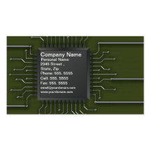 Hi Tech Computer Business Card