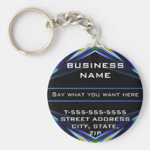 Hi Tech Futuristic Business Keychains