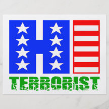 Hi Terrorist Flyer Design