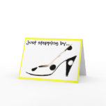 Hi to Good Friends Shoe Fan cards