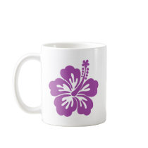 hibiscus aloha flower mugs
