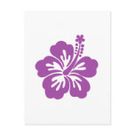 hibiscus aloha flower postcards