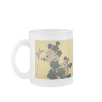 Hibiscus and Sparrow, Hokusai, 1833-34 Mug
