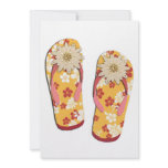 Hibiscus Beaded Flip Flops invitations