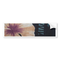 hibiscus bumper sticker