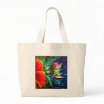 Hibiscus Flower Art Tote Bag