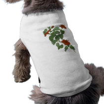 Hibiscus Flower Botanical Drawing Pet Clothing