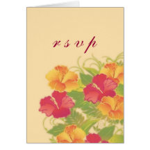 hibiscus garden ~ rsvp greeting cards