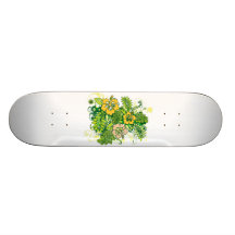 Hibiscus_Growth Skateboard