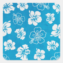 Hibiscus Square Sticker